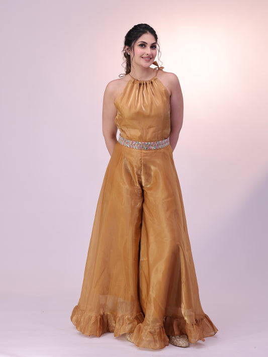 Golden Glam Jumpsuit