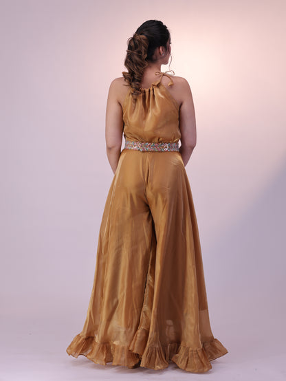 Golden Glam Jumpsuit