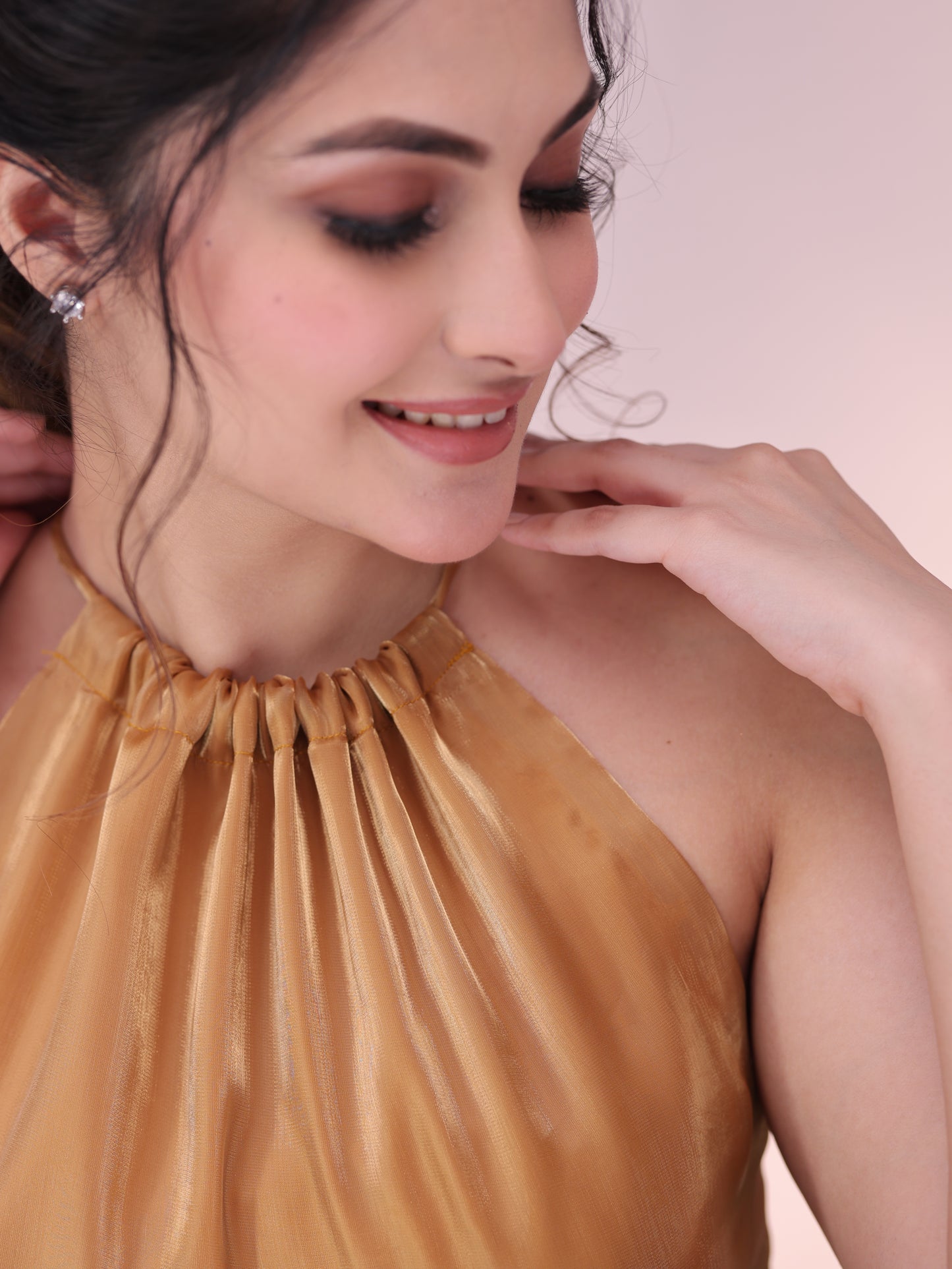 Golden Glam Jumpsuit