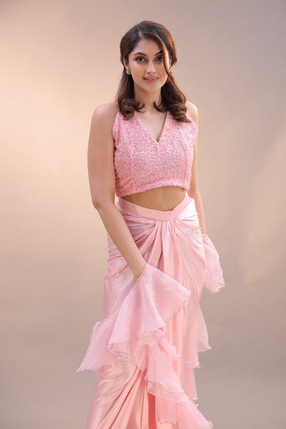 Pink Amour Lehenga