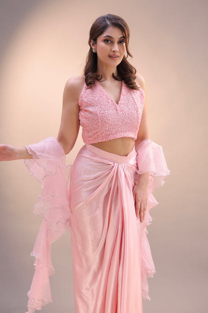Pink Amour Lehenga