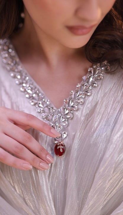 Silver Moonlight Kaftaan